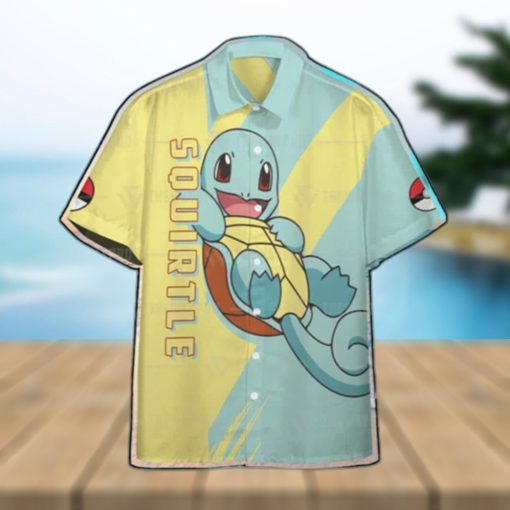 Squirtle Pokemon Hawaiian Shirt Gift For Beach Vacation