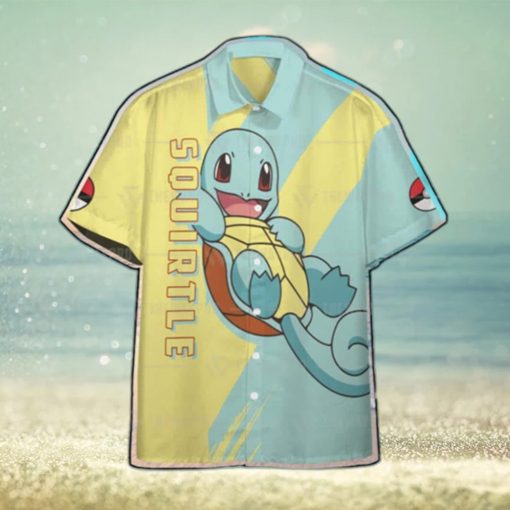 Squirtle Pokemon Hawaiian Shirt Gift For Beach Vacation