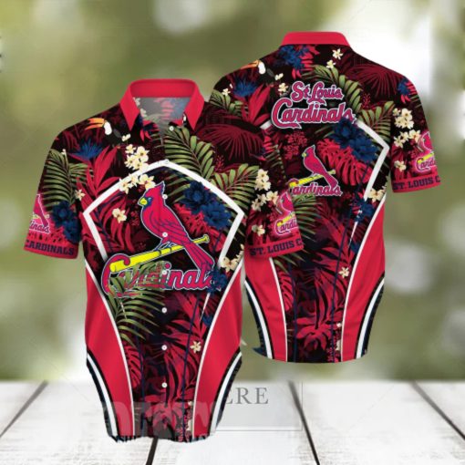 St Louis Cardinals MLB Floral All Over Print Hawaiian Shirt