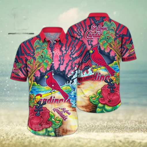 St Louis Cardinals MLB Floral Unisex Full Printing Hawaiian Shirt