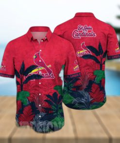 St Louis Cardinals MLB Flower All Over Printed 3D Hawaiian Shirt