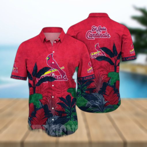 St Louis Cardinals MLB Flower All Over Printed 3D Hawaiian Shirt