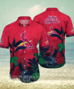 St Louis Cardinals MLB Flower All Over Printed 3D Hawaiian Shirt