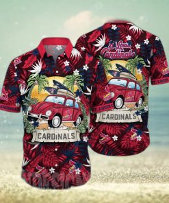 St Louis Cardinals MLB Flower All Over Printed Unisex Hawaiian Shirt