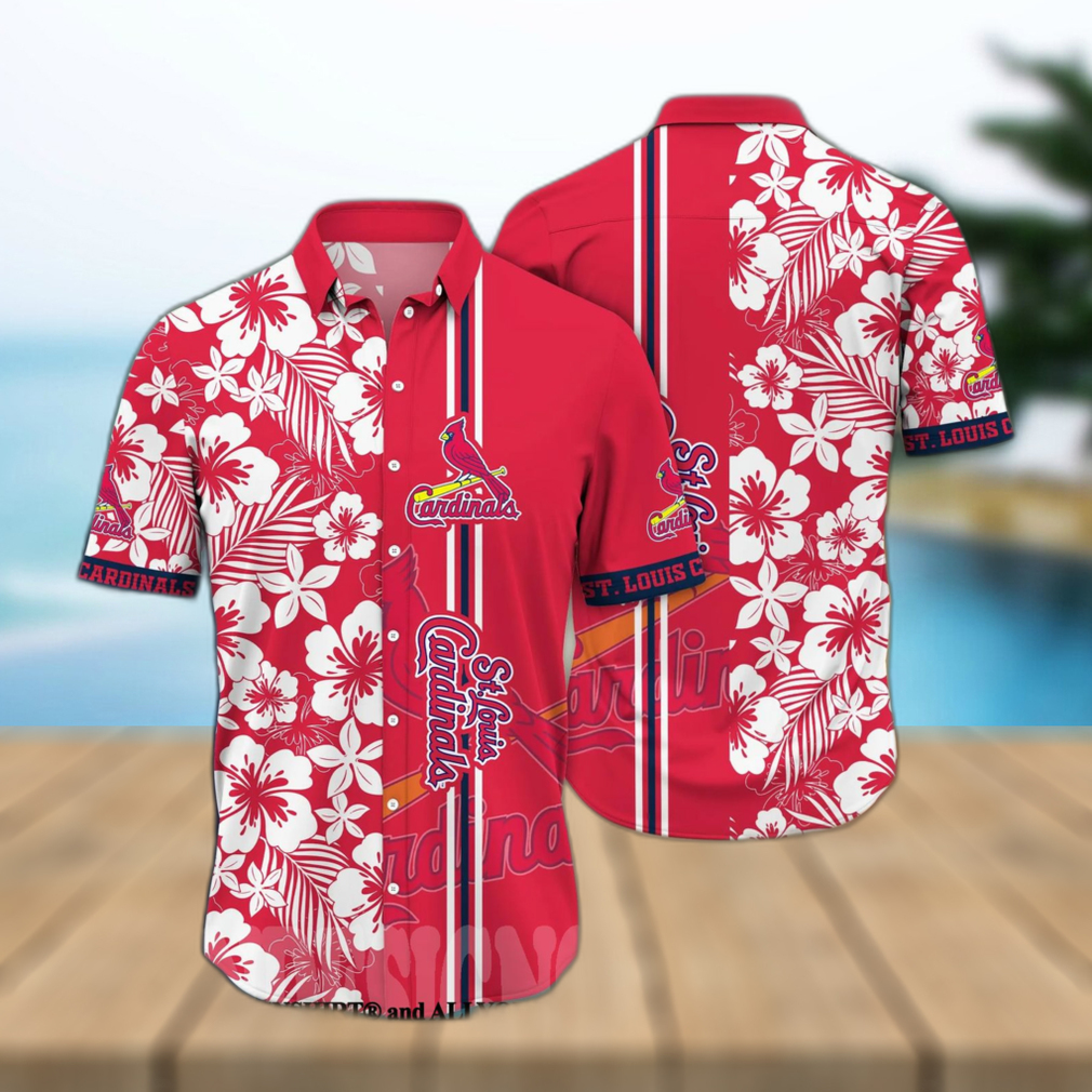 St. Louis Cardinals MLB Flower Hawaii Shirt And Tshirt For Fans, Custom  Summer Football Shirt in 2023