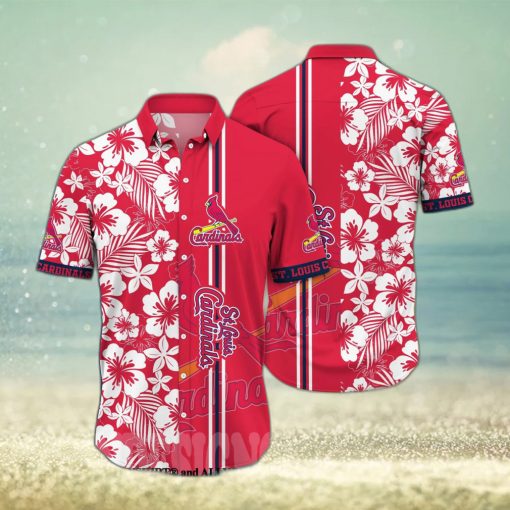 St Louis Cardinals MLB Flower Full Print Classic Hawaiian Shirt