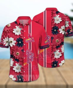 St Louis Cardinals MLB Flower Full Printed Unisex Hawaiian Shirt