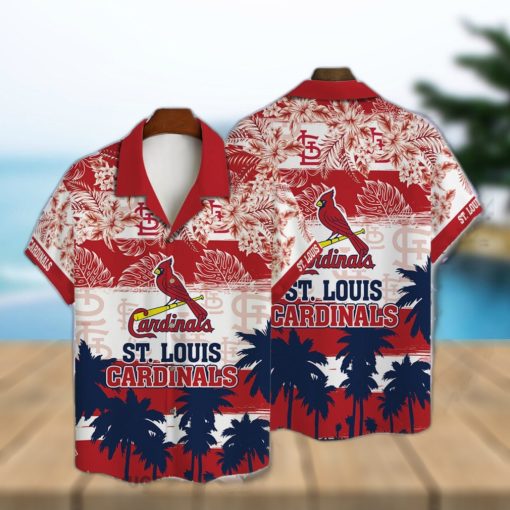 St. Louis Cardinals Major League Baseball 3D Print Floral Trending Hawaiian Shirt Summer Gift