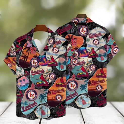 St. Louis Cardinals Retro Summer Pattern Hawaiian Shirt