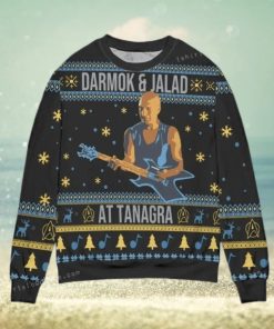 Star Trek Darmok And Jalad At Tanagra Snowflake Christmas Ugly Sweater Mens