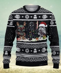 Star War Darth Vader Boba Fett Stormtrooper Ugly Sweater