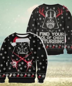 Star War Santa Clause Find Your Lack Of Cheer Disturbing For Womens Ugly Sweater