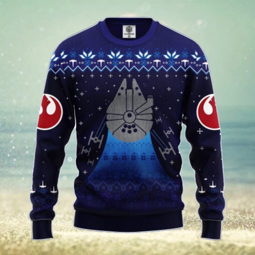 Star Wars Blue Navi Winter Ugly Sweater Amazing Gift Men And Women Christmas Gift