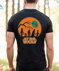 Star Wars Characters Trick Or Treat Halloween Sweatshirt, Darth Vader Boba Fett Leia Chewbacca Halloween Shirt, Disneyland Halloween Tee