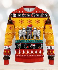 Star Wars Cute Ugly Christmas Sweater Yellow 1 Amazing Gift Men And Women Christmas Gift