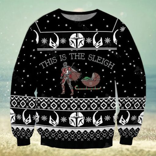 Star Wars This Is The Sleight Baby Yoda Ugly Christmas Sweater