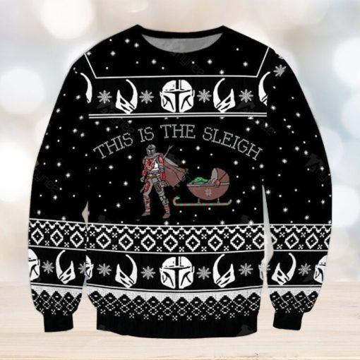 Star Wars This Is The Sleight Baby Yoda Ugly Christmas Sweater