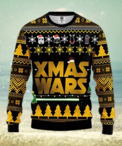 Star Wars Yellow Ugly Christmas Sweater For Men Women