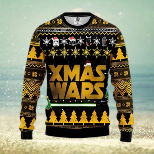 Star Wars Yellow Ugly Christmas Sweater For Men Women