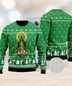 Starbucks Grinch Snow Ugly Christmas Sweater For Men And Women Gift