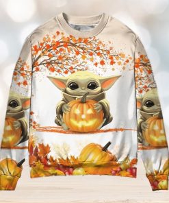 Starwars Baby Yoda Tricks Or Treat Ugly Christmas Sweater