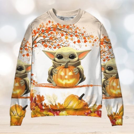 Starwars Baby Yoda Tricks Or Treat Ugly Christmas Sweater