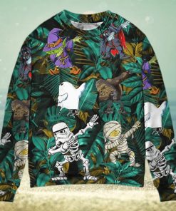 Starwars Dabbing Skeleton Zombie Ugly Christmas Sweater