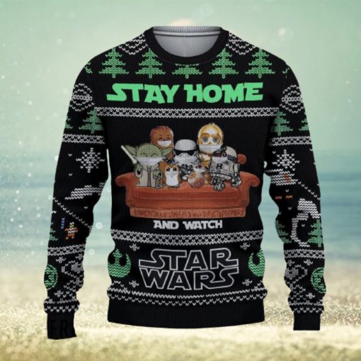 Stay Home Star Wars Ugly Christmas Sweater For Men And Women