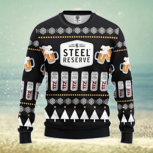 Steel Beer Ugly Christmas Sweater Amazing Gift Men And Women Christmas Gift