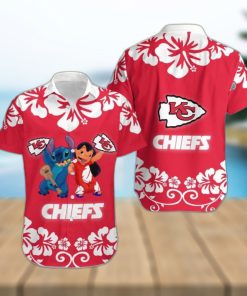 StockteeKansas City Chiefs Lilo And Stitch Hawaiian Shirt Holiday Gift For Christmas