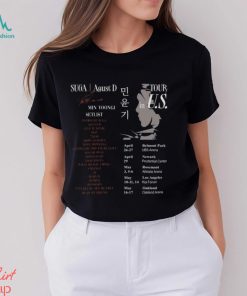 Suga Agust D Tour Sweatshirt World Shirt Classic