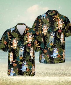 Summer Aloha Bluey Hawaiian Shirt Gift For Beach Lovers