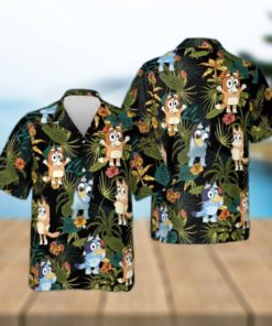 Summer Aloha Bluey Hawaiian Shirt Gift For Beach Lovers