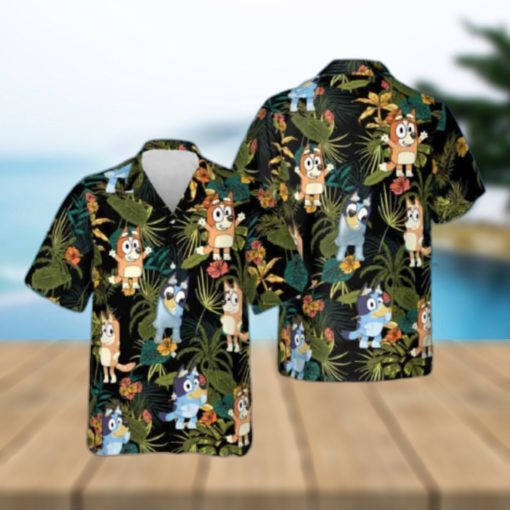 Summer Aloha Bluey Hawaiian Shirt Gift For Beach Lovers