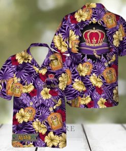 Summer Aloha Floral Crown Royal Hawaiian Shirt For Men And Women Gift Hawaiian Beer