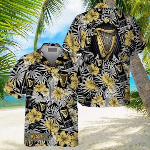 Summer Aloha Floral Guinness Beer Hawaiian Shirt For Men And Women Gift Hawaiian Beer