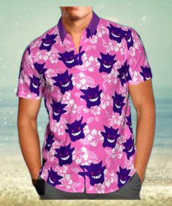 Summer Aloha Gengar Pokemon Hawaiian Shirt Practical Beach Gift For Him