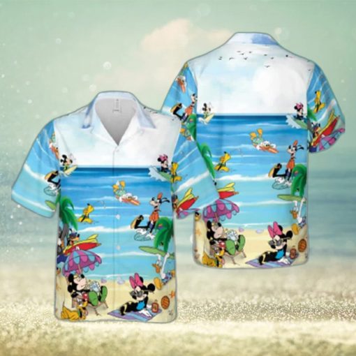 Summer Aloha Mickey Mouse Hawaiian Shirt Gift For Disney Lovers