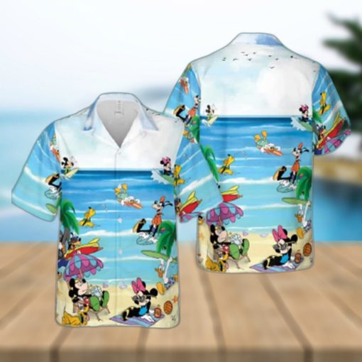 Summer Aloha Mickey Mouse Hawaiian Shirt Gift For Disney Lovers