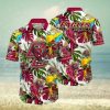 Men s Hawaiian Shirts Summer Floral Print Short Sleeve Button Down Shirt Tropical Holiday Beach Casual Tops