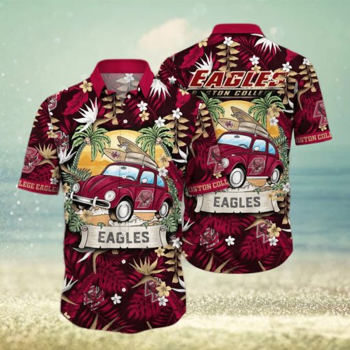 Summer Aloha NCAA Boston College Eagles Hawaiian Shirt Gift For Summer Holiday