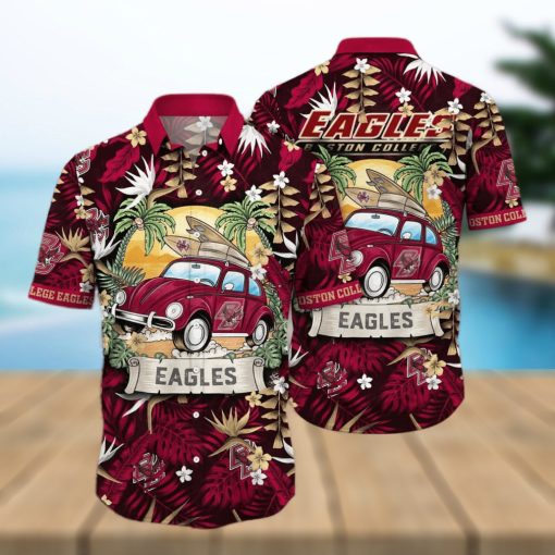 Summer Aloha NCAA Boston College Eagles Hawaiian Shirt Gift For Summer Holiday