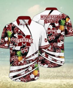 Summer Aloha NCAA Mississippi State Bulldogs Hawaiian Shirt Pineapple Gift For Dad