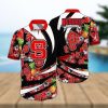 Red Aloha MLB Cincinnati Reds Hawaiian Shirt Tropical Flora Beach Vacation Gift