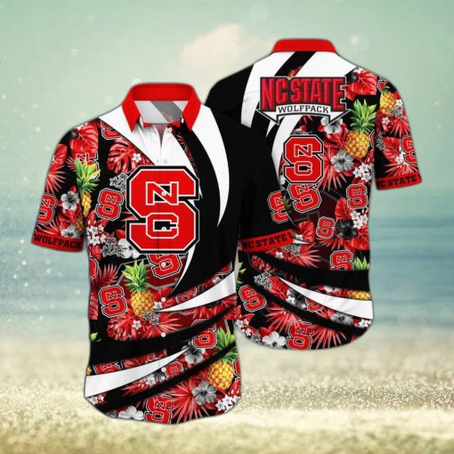 Summer Aloha NCAA NC State Wolfpack Hawaiian Shirt Pineapple Gift For Best Friend