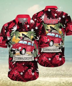 Summer Aloha NCAA Nebraska Cornhuskers Hawaiian Shirt Gift For Sporty Husband