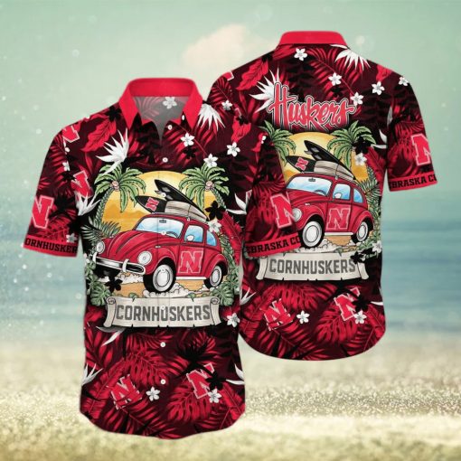 Summer Aloha NCAA Nebraska Cornhuskers Hawaiian Shirt Gift For Sporty Husband