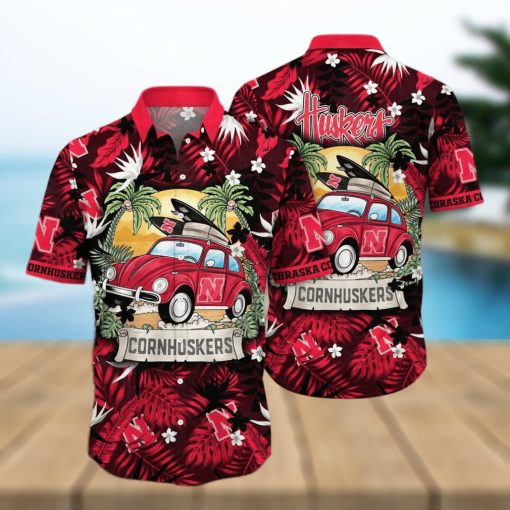 Summer Aloha NCAA Nebraska Cornhuskers Hawaiian Shirt Gift For Sporty Husband