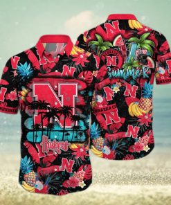 Summer Aloha NCAA Nebraska Cornhuskers Hawaiian Shirt Tropical Fruit Pattern