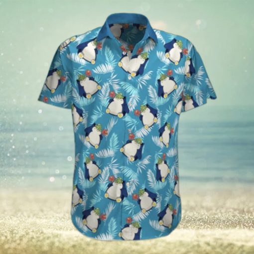 Summer Aloha Snorlax Pokemon Hawaiian Shirt Gift For Beach Vacation